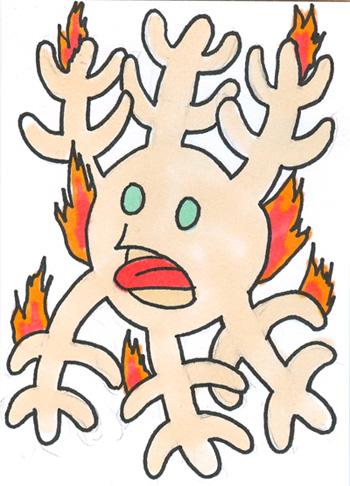 Snowflake on Fire